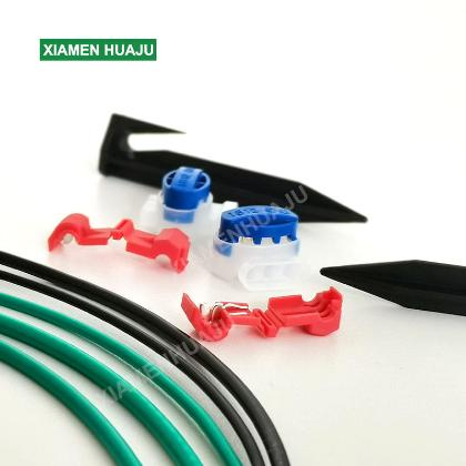 Three Waterproof Cable Clamps Gel Connectors Suitable for Connecting the Wire