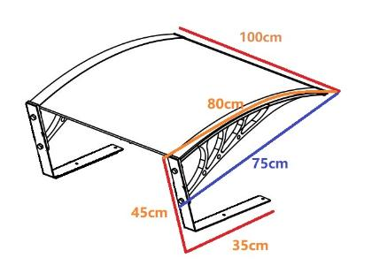 Tipped Garages for robot lawn mowers (100 x 80 x 45cm)